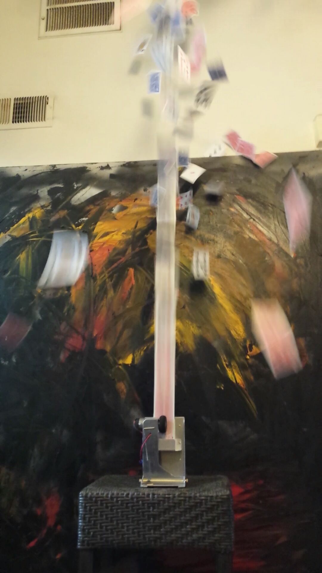 Professional Remote Control Jumbo Double Card Fountain