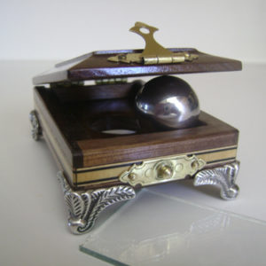 Steel Ball Through Glass