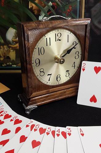 Victorian Psychic Mantel Clock (Electronic Remote Control)