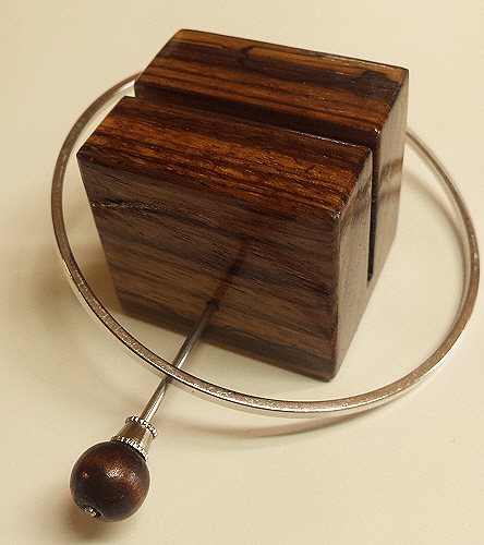 Exotic Zebra Wood Enchanted Ring